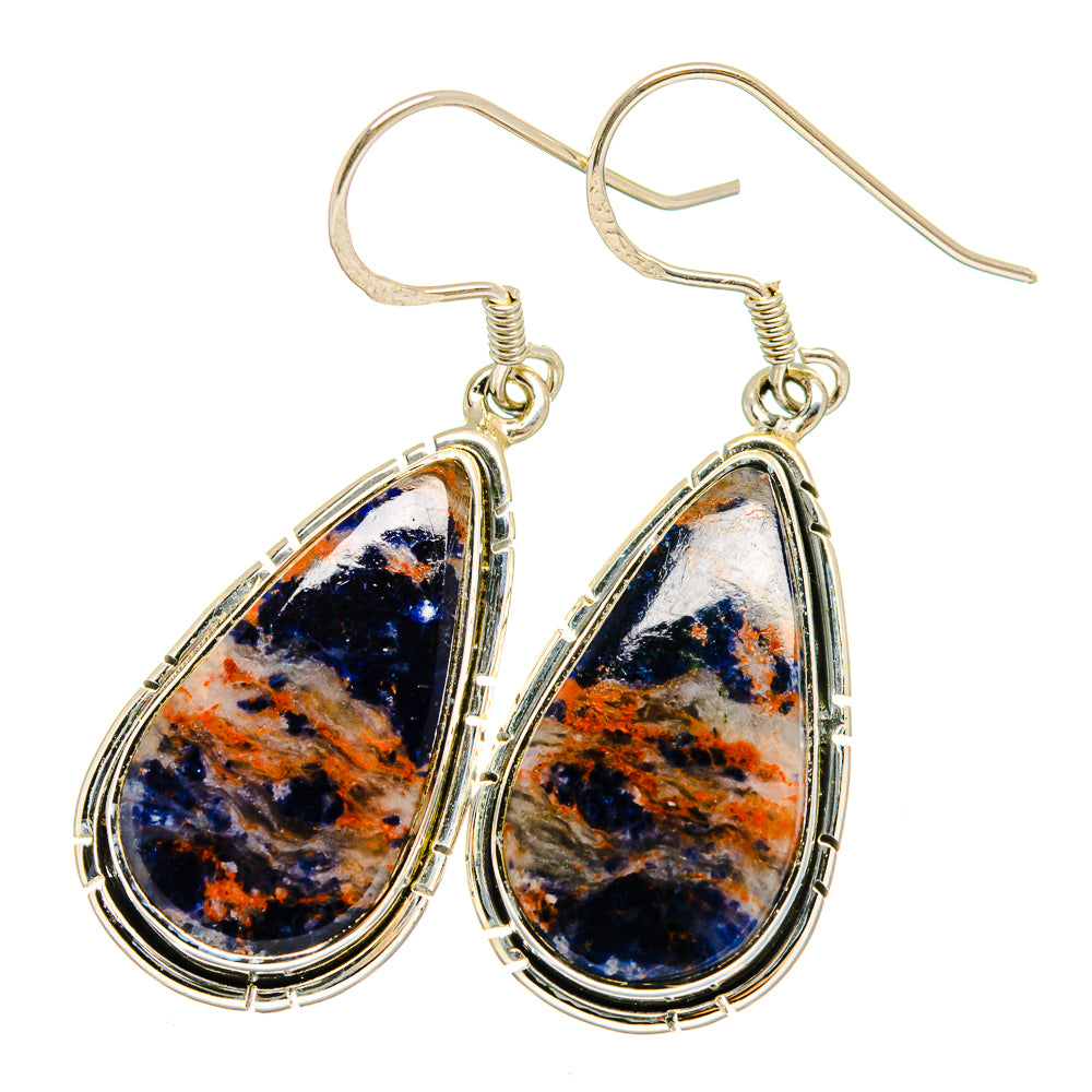Sodalite Earrings handcrafted by Ana Silver Co - EARR420954
