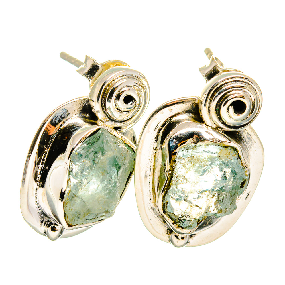 Aquamarine Earrings handcrafted by Ana Silver Co - EARR420966
