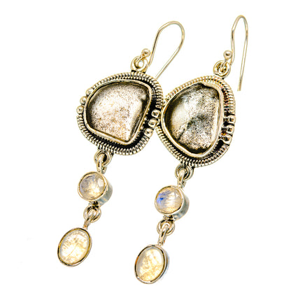 Moonstone, Rainbow Moonstone Earrings handcrafted by Ana Silver Co - EARR420976