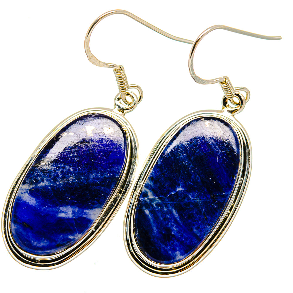 Sodalite Earrings handcrafted by Ana Silver Co - EARR420983