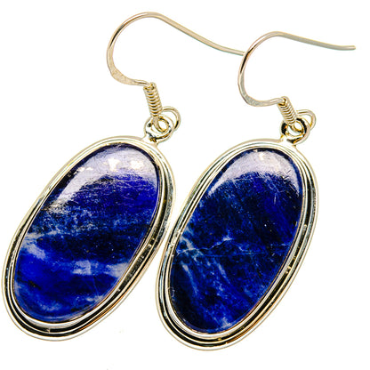 Sodalite Earrings handcrafted by Ana Silver Co - EARR420983