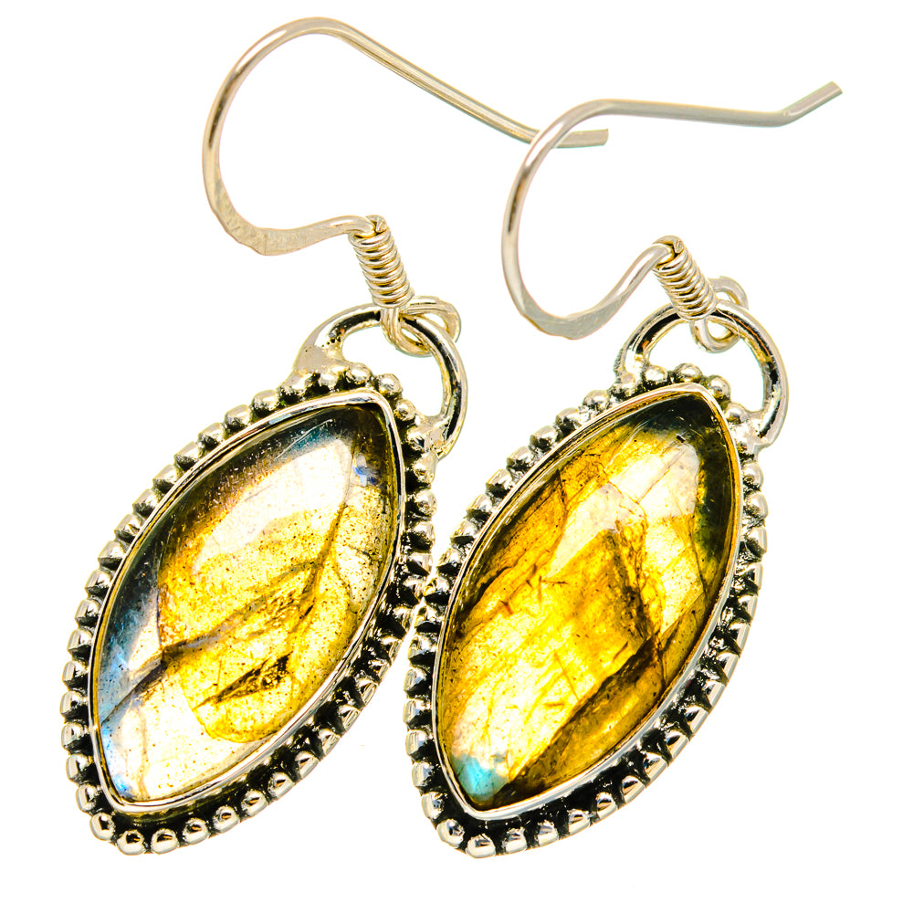 Labradorite Earrings handcrafted by Ana Silver Co - EARR420989
