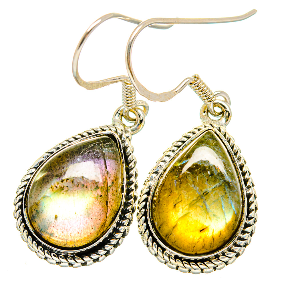 Labradorite Earrings handcrafted by Ana Silver Co - EARR421009