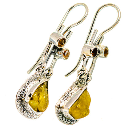 Libyan Glass Earrings handcrafted by Ana Silver Co - EARR421025