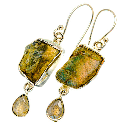 Labradorite Earrings handcrafted by Ana Silver Co - EARR421029