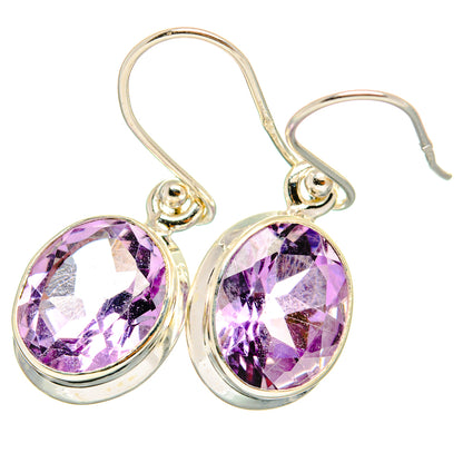 Amethyst Earrings handcrafted by Ana Silver Co - EARR421034