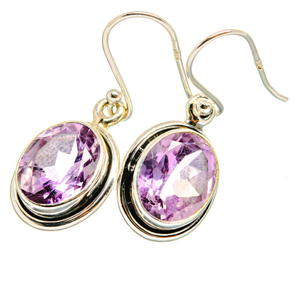 Amethyst Earrings handcrafted by Ana Silver Co - EARR421043