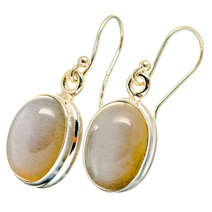Moonstone Earrings handcrafted by Ana Silver Co - EARR421044