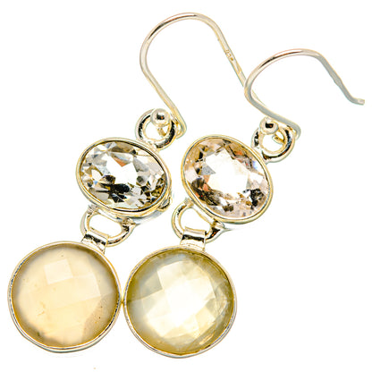 Moonstone Earrings handcrafted by Ana Silver Co - EARR421076