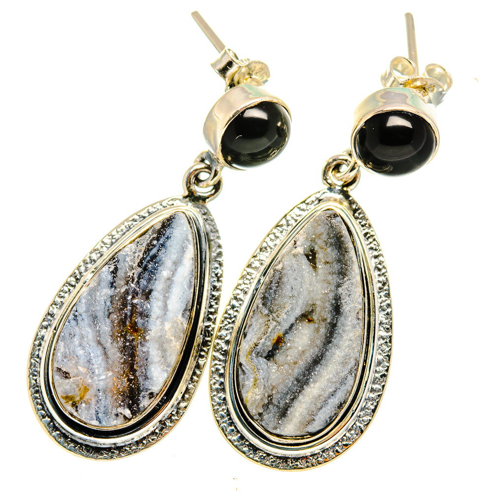 Desert Druzy Earrings handcrafted by Ana Silver Co - EARR421079