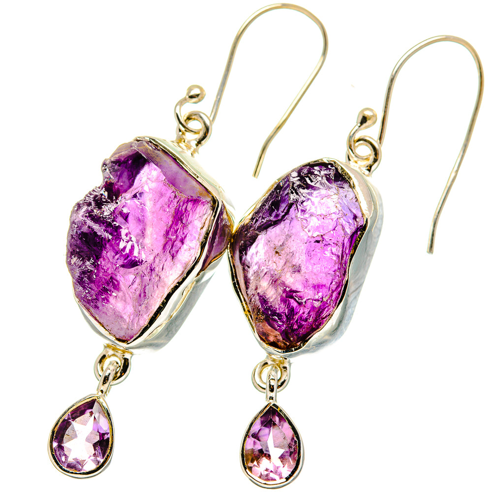 Amethyst Earrings handcrafted by Ana Silver Co - EARR421087