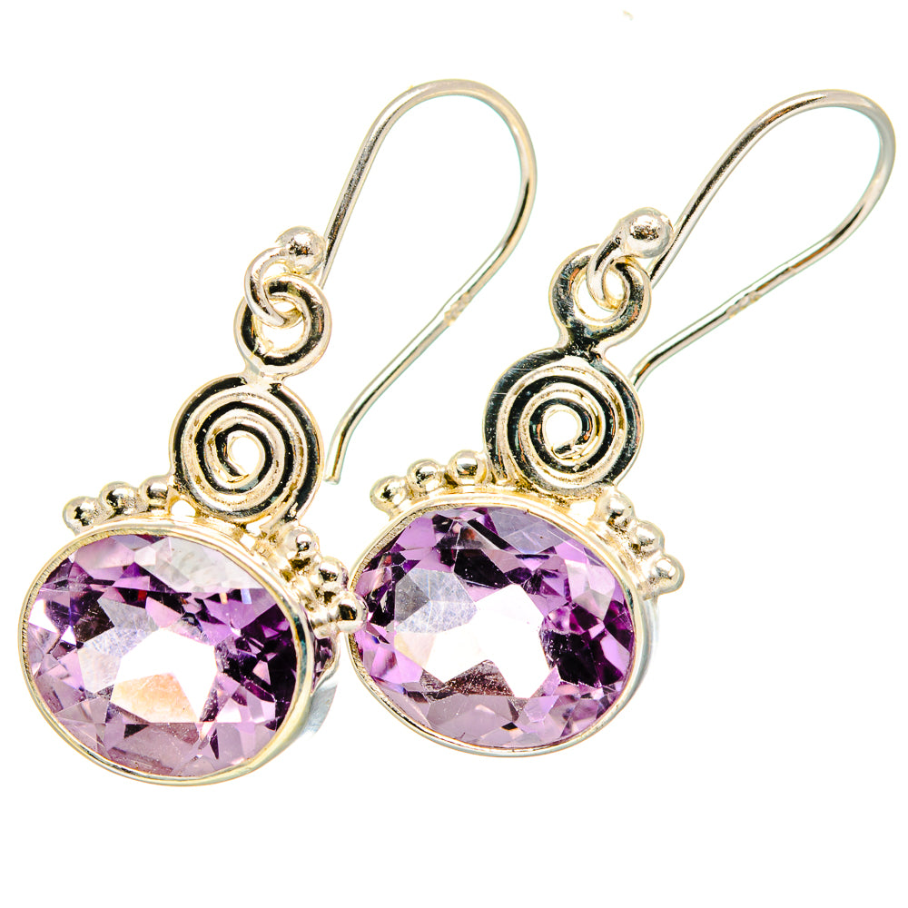 Amethyst Earrings handcrafted by Ana Silver Co - EARR421091