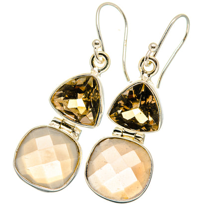 Moonstone Earrings handcrafted by Ana Silver Co - EARR421095