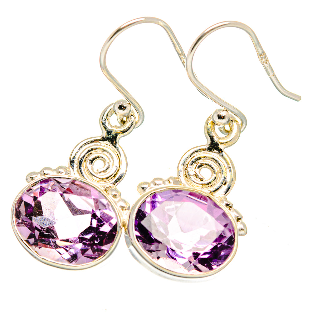 Amethyst Earrings handcrafted by Ana Silver Co - EARR421104