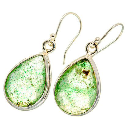 Green Aventurine Earrings handcrafted by Ana Silver Co - EARR421116