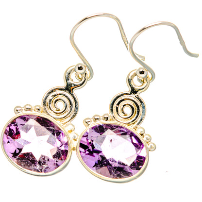 Amethyst Earrings handcrafted by Ana Silver Co - EARR421117