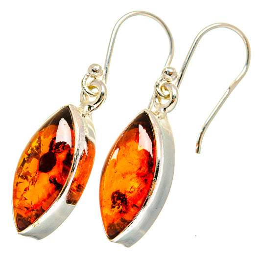 Baltic Amber Earrings handcrafted by Ana Silver Co - EARR421140
