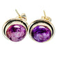 Charoite Earrings handcrafted by Ana Silver Co - EARR421142