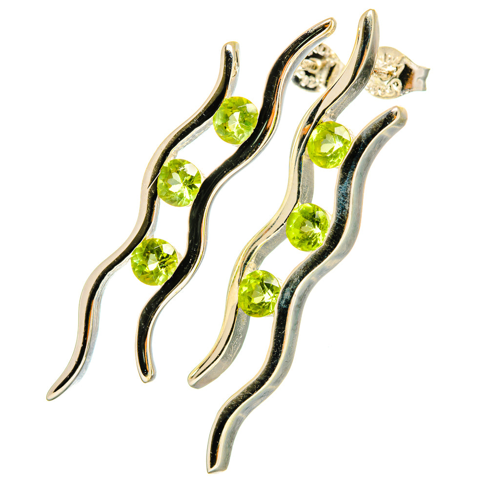 Peridot Earrings handcrafted by Ana Silver Co - EARR421165