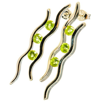 Peridot Earrings handcrafted by Ana Silver Co - EARR421165