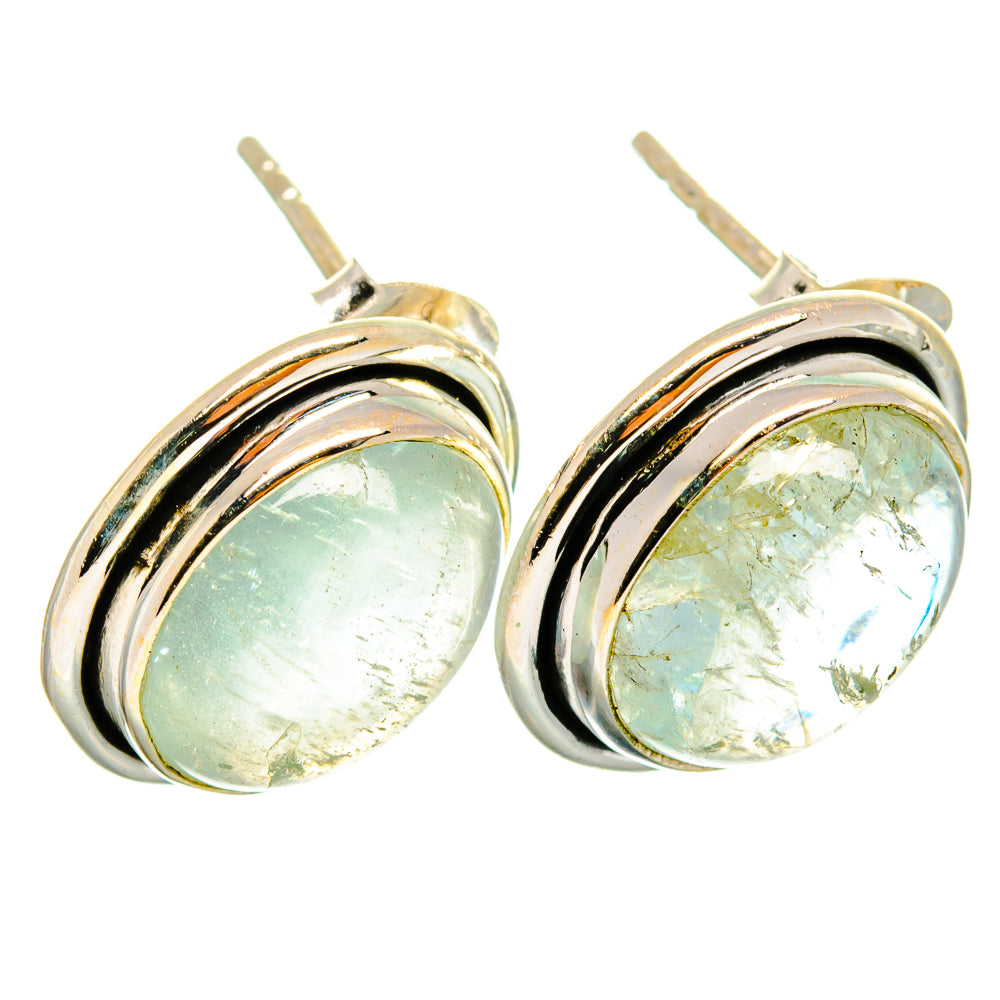 Aquamarine Earrings handcrafted by Ana Silver Co - EARR421167