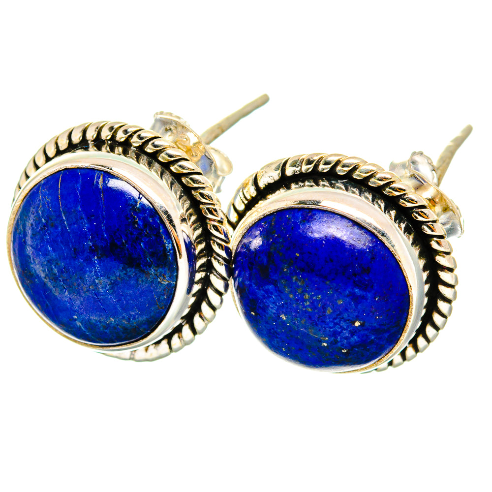 Lapis Lazuli Earrings handcrafted by Ana Silver Co - EARR421168
