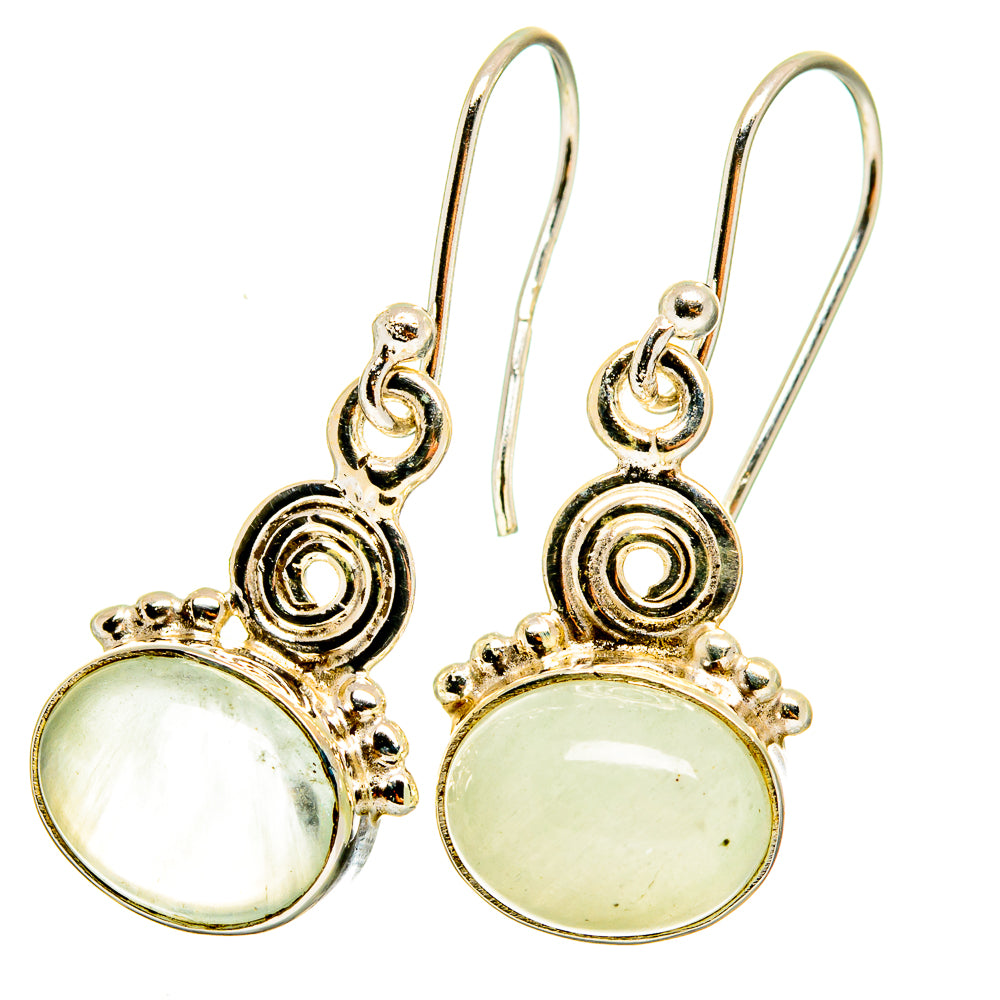 Rainbow Moonstone Earrings handcrafted by Ana Silver Co - EARR421204