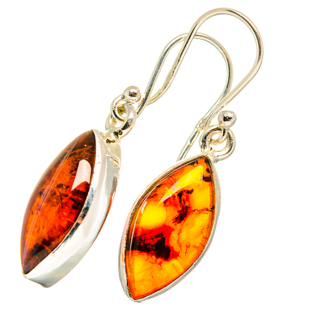 Baltic Amber Earrings handcrafted by Ana Silver Co - EARR421222