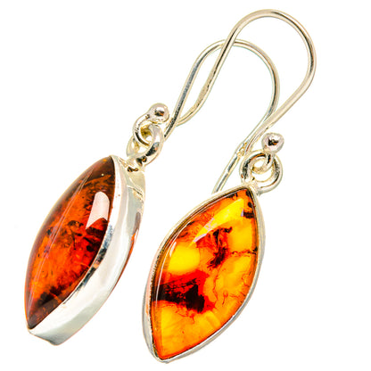 Baltic Amber Earrings handcrafted by Ana Silver Co - EARR421222