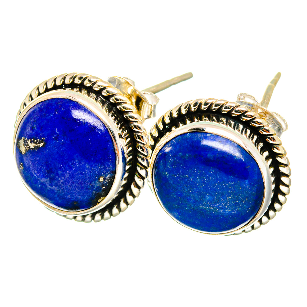 Lapis Lazuli Earrings handcrafted by Ana Silver Co - EARR421226
