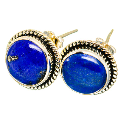 Lapis Lazuli Earrings handcrafted by Ana Silver Co - EARR421226