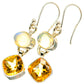 Citrine Earrings handcrafted by Ana Silver Co - EARR421231