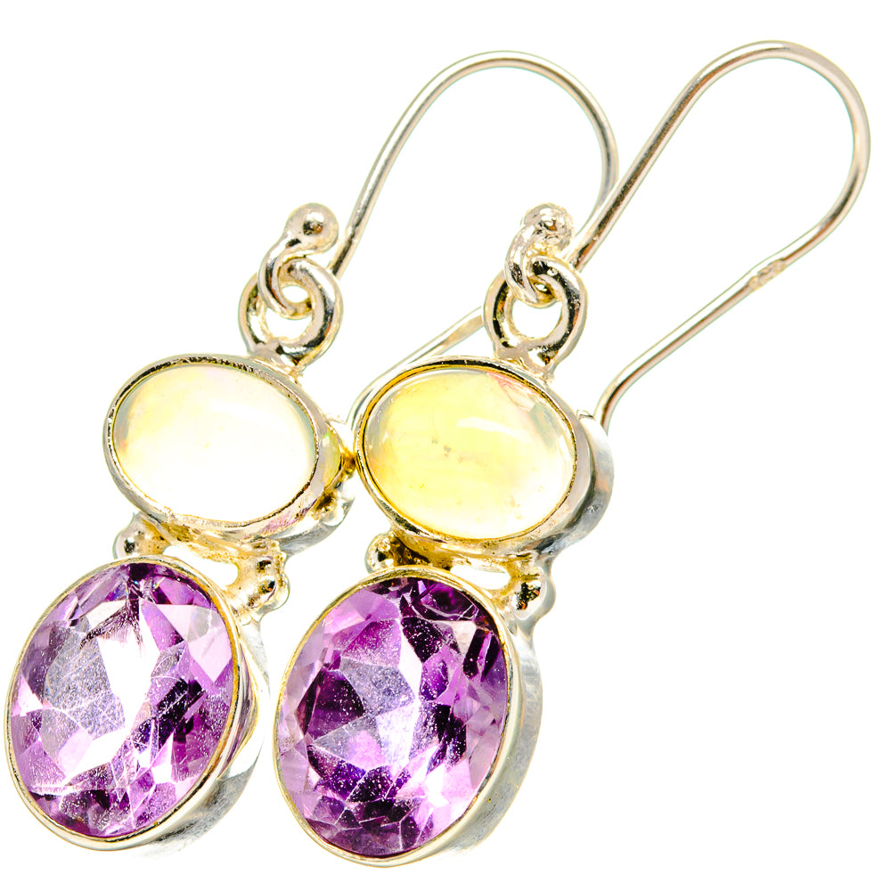 Amethyst Earrings handcrafted by Ana Silver Co - EARR421236