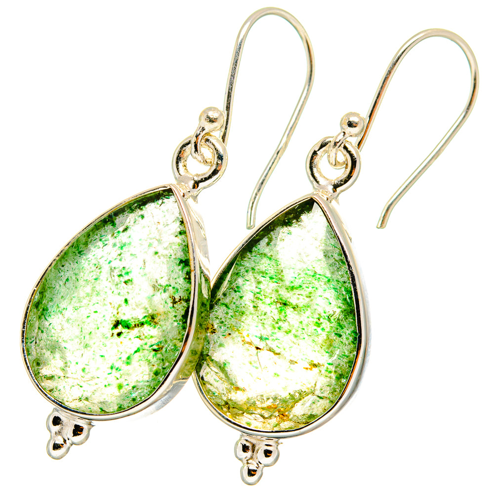 Green Aventurine Earrings handcrafted by Ana Silver Co - EARR421241