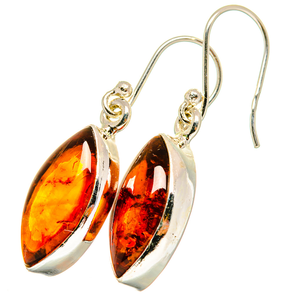 Baltic Amber Earrings handcrafted by Ana Silver Co - EARR421255