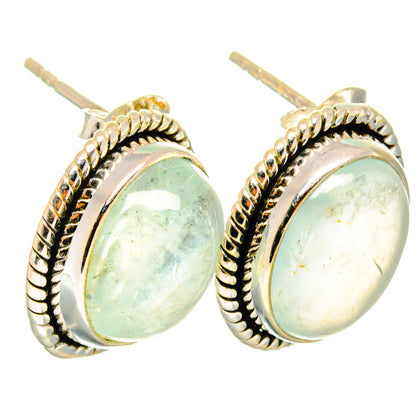 Aquamarine Earrings handcrafted by Ana Silver Co - EARR421263