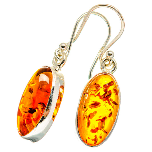 Baltic Amber Earrings handcrafted by Ana Silver Co - EARR421270