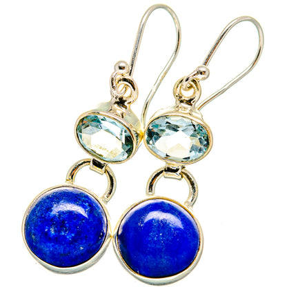 Lapis Lazuli Earrings handcrafted by Ana Silver Co - EARR421277