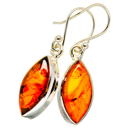 Baltic Amber Earrings handcrafted by Ana Silver Co - EARR421278