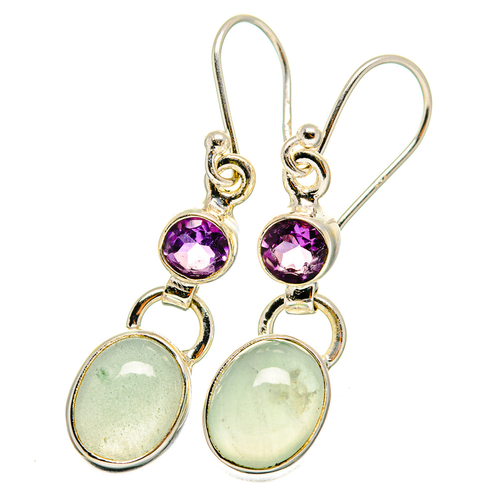Prehnite Earrings handcrafted by Ana Silver Co - EARR421283