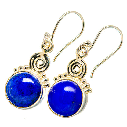 Lapis Lazuli Earrings handcrafted by Ana Silver Co - EARR421288