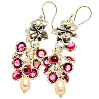 Garnet Earrings handcrafted by Ana Silver Co - EARR421299