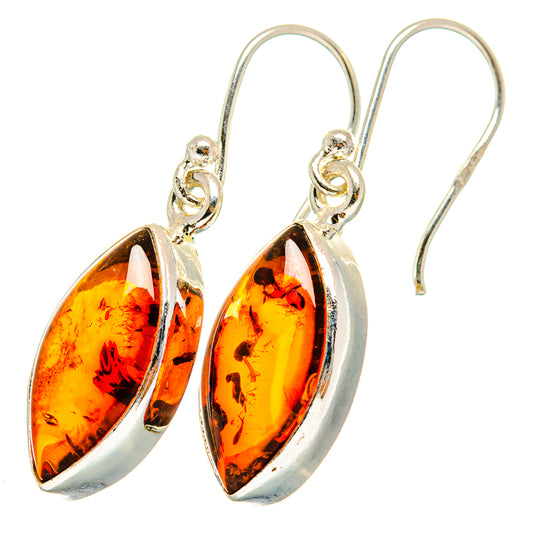 Baltic Amber Earrings handcrafted by Ana Silver Co - EARR421307
