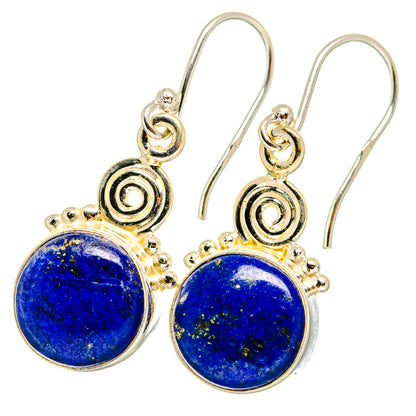 Lapis Lazuli Earrings handcrafted by Ana Silver Co - EARR421317