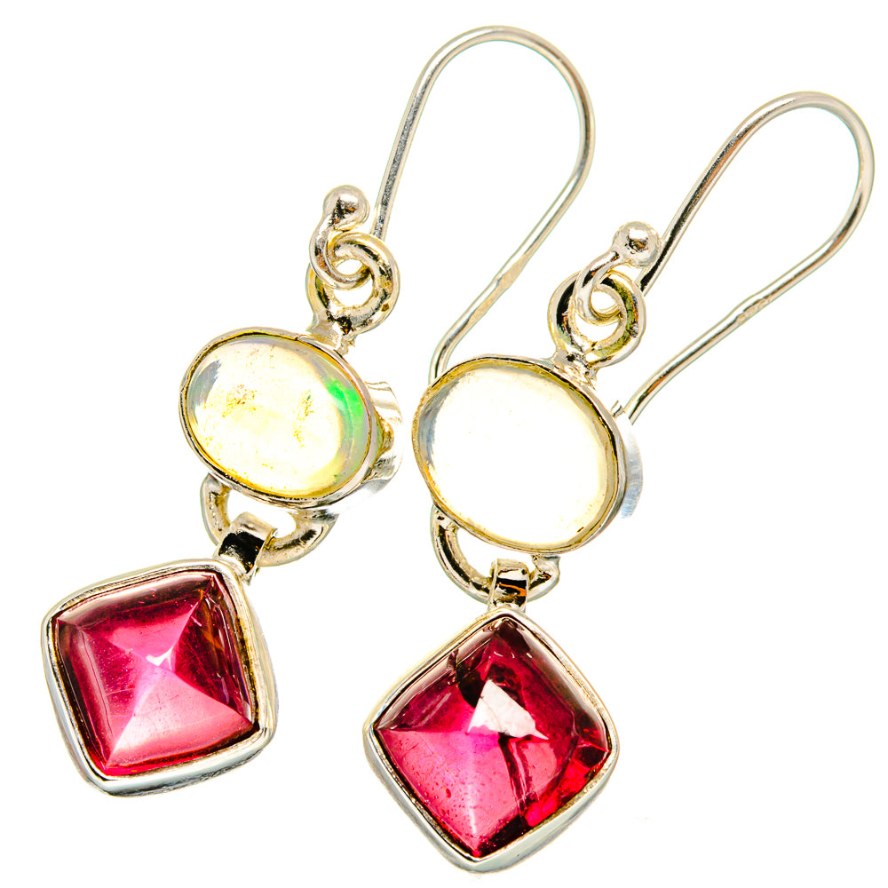 Garnet Earrings handcrafted by Ana Silver Co - EARR421325