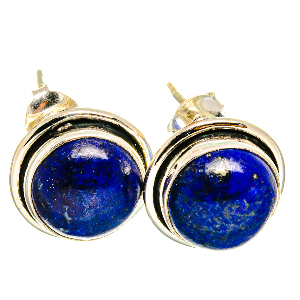 Lapis Lazuli Earrings handcrafted by Ana Silver Co - EARR421334