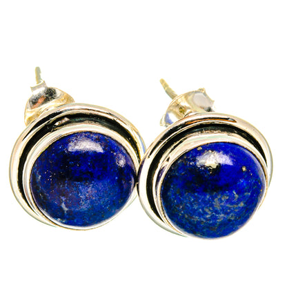 Lapis Lazuli Earrings handcrafted by Ana Silver Co - EARR421334