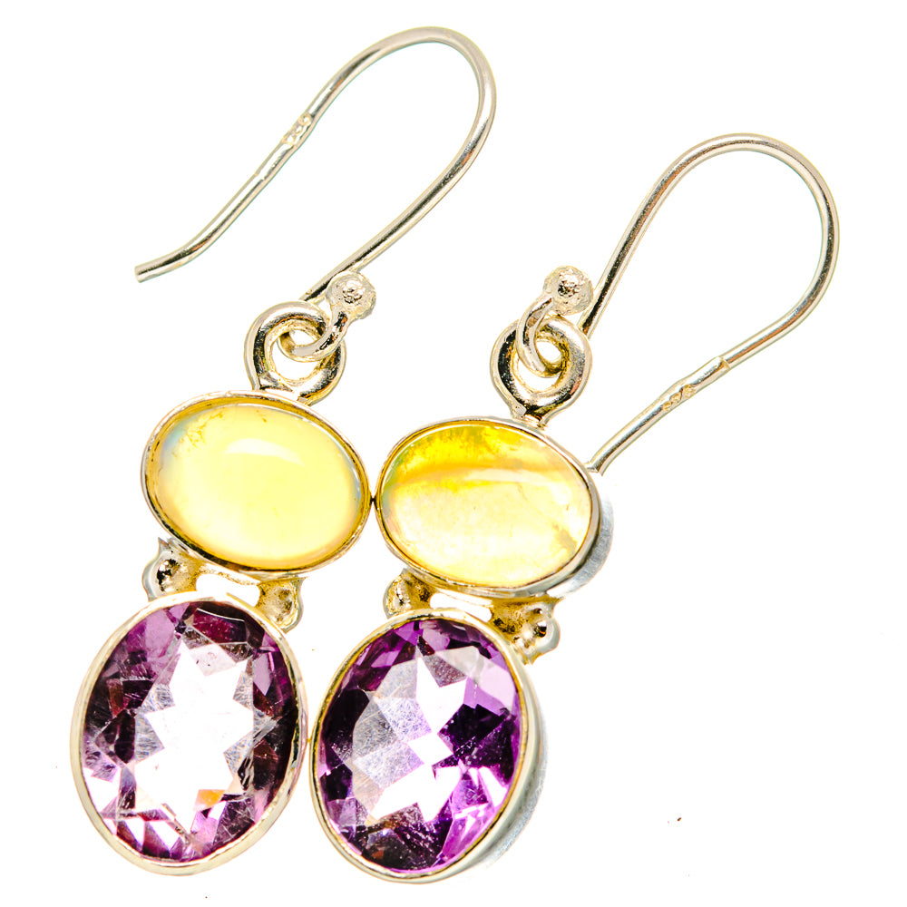 Amethyst Earrings handcrafted by Ana Silver Co - EARR421336
