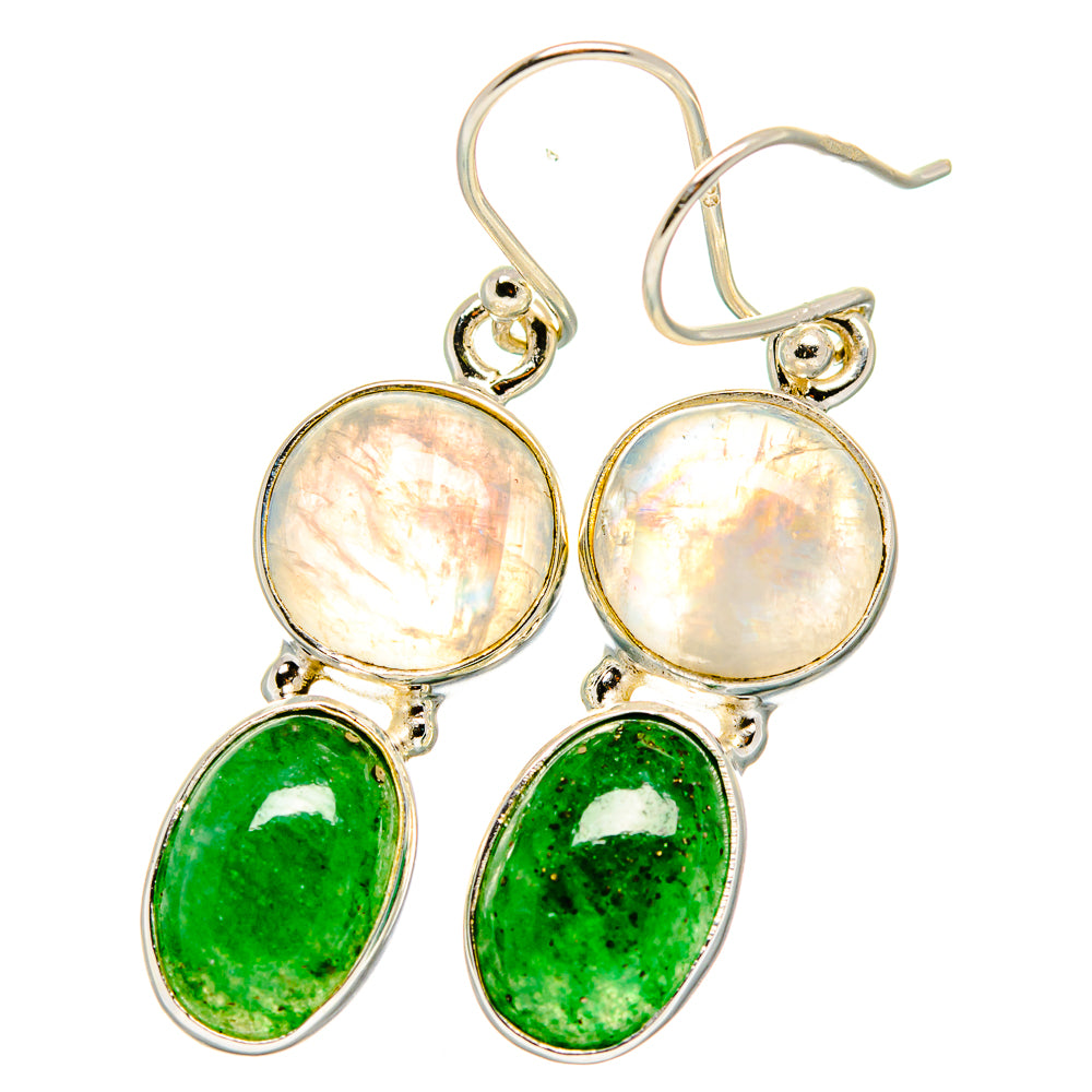 Green Aventurine Earrings handcrafted by Ana Silver Co - EARR421343
