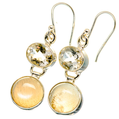 Moonstone Earrings handcrafted by Ana Silver Co - EARR421344